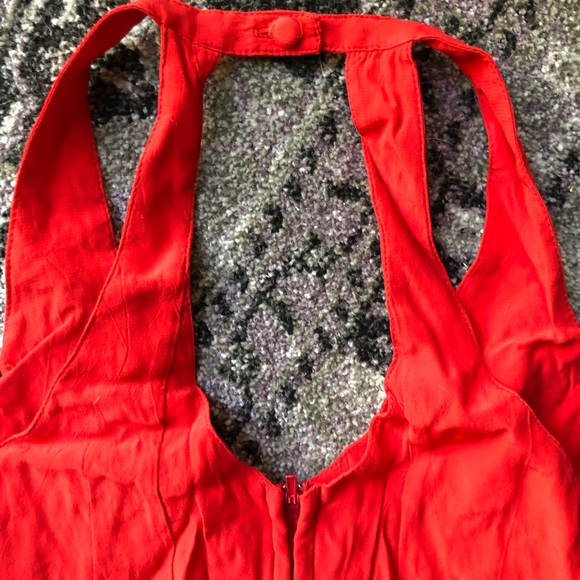 Motel Rocks Bright Red Romper - Picture 5 of 6